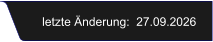 letzte Änderung:  27.09.2026